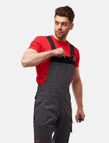 salopette de travail homme Stretch complète avec poches pour genouillères coupe Regular Fit