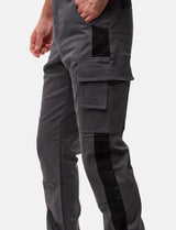salopette de travail homme Stretch complète avec poches pour genouillères coupe Regular Fit