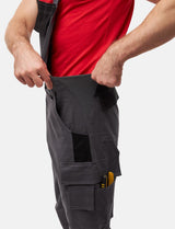 salopette de travail homme Stretch complète avec poches pour genouillères coupe Regular Fit