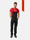Salopette de travail homme power Stretch salopette stretch avec poches pour genouillères