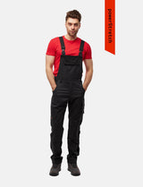 Salopette de travail homme power Stretch salopette stretch avec poches pour genouillères