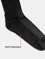 Long unisex tennis socks with terry soles