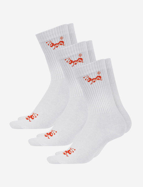 Long unisex tennis socks with terry soles