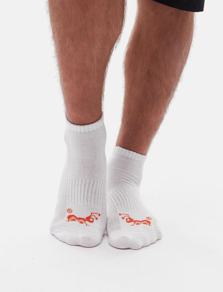 Long unisex tennis socks with terry soles