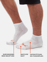 Long unisex tennis socks with terry soles