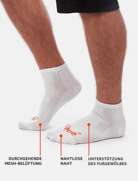 Long unisex tennis socks with terry soles