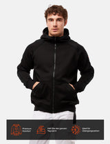 Hoodie homme zippé avec doublure polaire | StrongAnt KM800