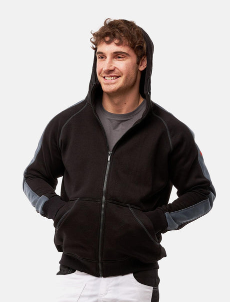 Hoodie homme zippé avec doublure polaire | StrongAnt KM800