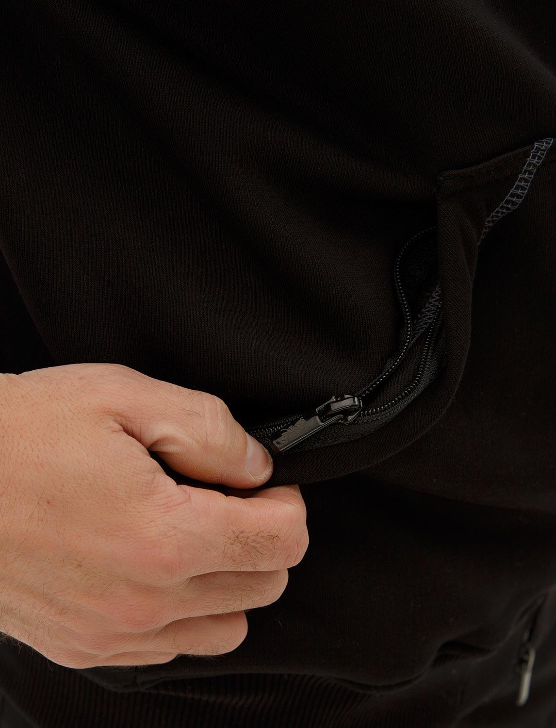 Pull homme zippé à col montant, sweatshirt sans capuche