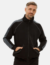Pull homme zippé à col montant, sweatshirt sans capuche