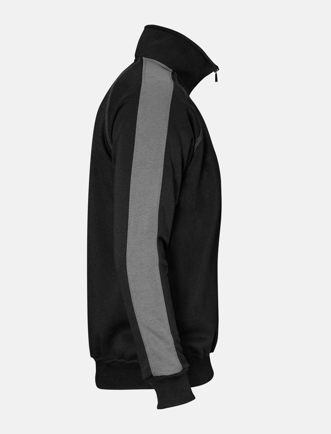 Men's Pullover Stand-Up Collar Sweatshirt Zip Neck