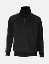 Men's Pullover Stand-Up Collar Sweatshirt Zip Neck