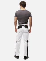 Malerhose Herren Weiß Stretch – Detailansicht 6 | StrongAnt