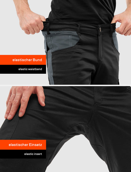 Short de travail homme stretch en coton | StrongAnt M211KURZSCS