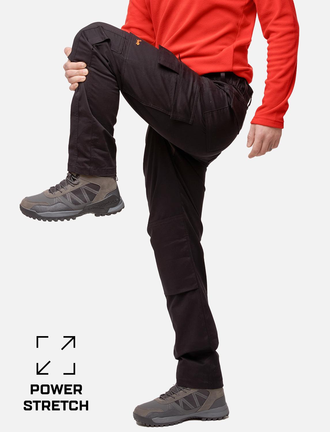 Pantalon de travail homme powerStretch avec taille élastique et large choix de tailles | StrongAnt M211PS