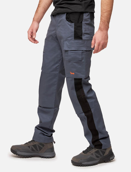 Pantalon de travail homme powerStretch avec taille élastique et large choix de tailles | StrongAnt M211PS