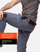 Pantalon de travail homme powerStretch avec taille élastique et large choix de tailles | StrongAnt M211PS