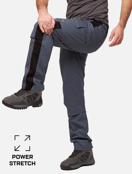 Pantalon de travail homme powerStretch avec taille élastique et large choix de tailles | StrongAnt M211PS