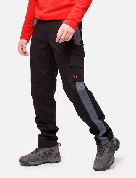 Pantalon de travail homme powerStretch avec taille élastique et large choix de tailles | StrongAnt M211PS