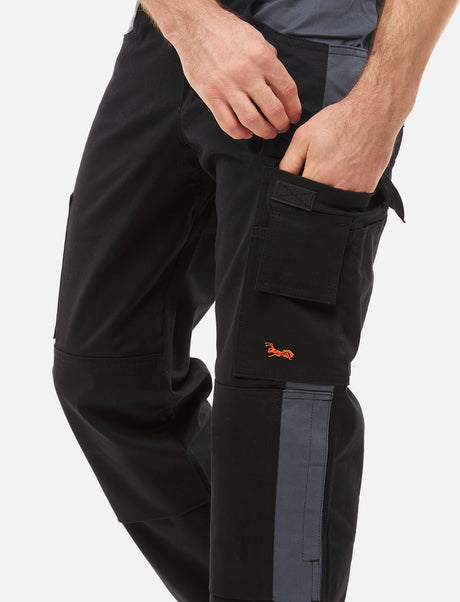 Pantalon de travail homme Eco Stretch Sorona Berlin Pro Outdoor pantalon à taille