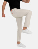Pantalon chino homme casual en coton stretch, coupe regular | StrongAnt M251