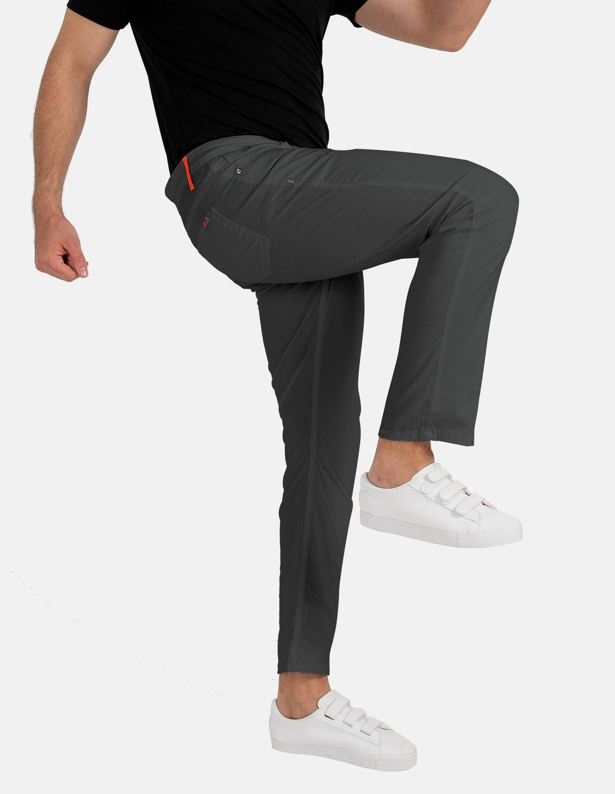 Pantalon chino homme casual en coton stretch, coupe regular | StrongAnt M251