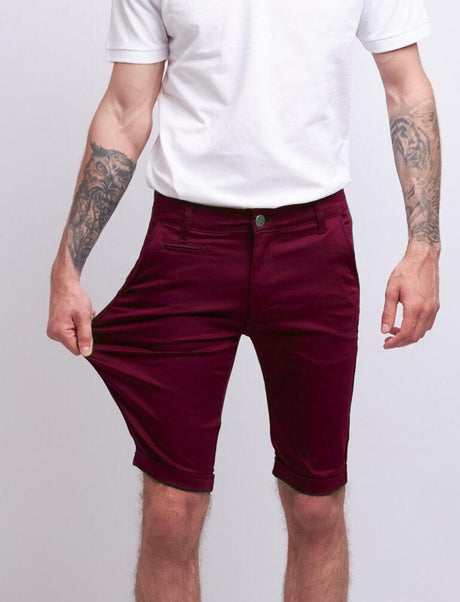Short chino homme stretch coupe slim | StrongAnt M260KURZ