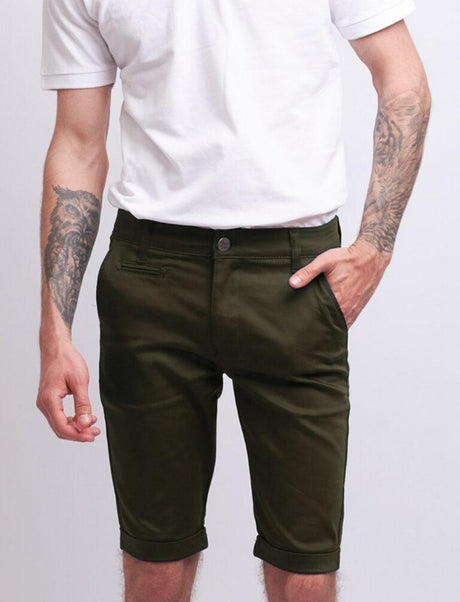 Short chino homme stretch coupe slim | StrongAnt M260KURZ
