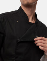 Veste de cuisine stretch homme à boutons-pression | Slim Fit, manches courtes | StrongAnt 411KURZ