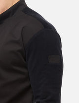 Men's chef's jacket with dryMesh back and sleeves - snap fasteners - long sleeves