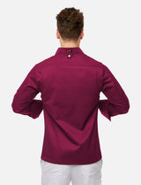 Veste de cuisine homme manches longues à boutons-pression | StrongAnt M412LANGSB