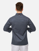 Veste de cuisine homme manches longues à boutons-pression | StrongAnt M412LANGSB