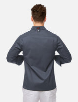 Veste de cuisine homme manches longues à boutons-pression | StrongAnt M412LANGSB
