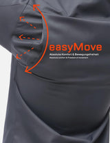 Veste de cuisine homme manches longues à boutons-pression | StrongAnt M412LANGSB
