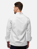 Veste de cuisine homme manches longues à boutons-pression | StrongAnt M412LANGSB