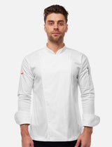 Veste de cuisine homme manches longues à boutons-pression | StrongAnt M412LANGSB