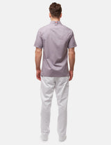 100% cotton lightweight chef's jacket men's short sleeve including ball buttons Regular Fit