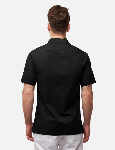 easyMove men's chef's jacket short sleeve incl. ball buttons Regular Fit