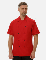 easyMove men's chef's jacket short sleeve incl. ball buttons Regular Fit
