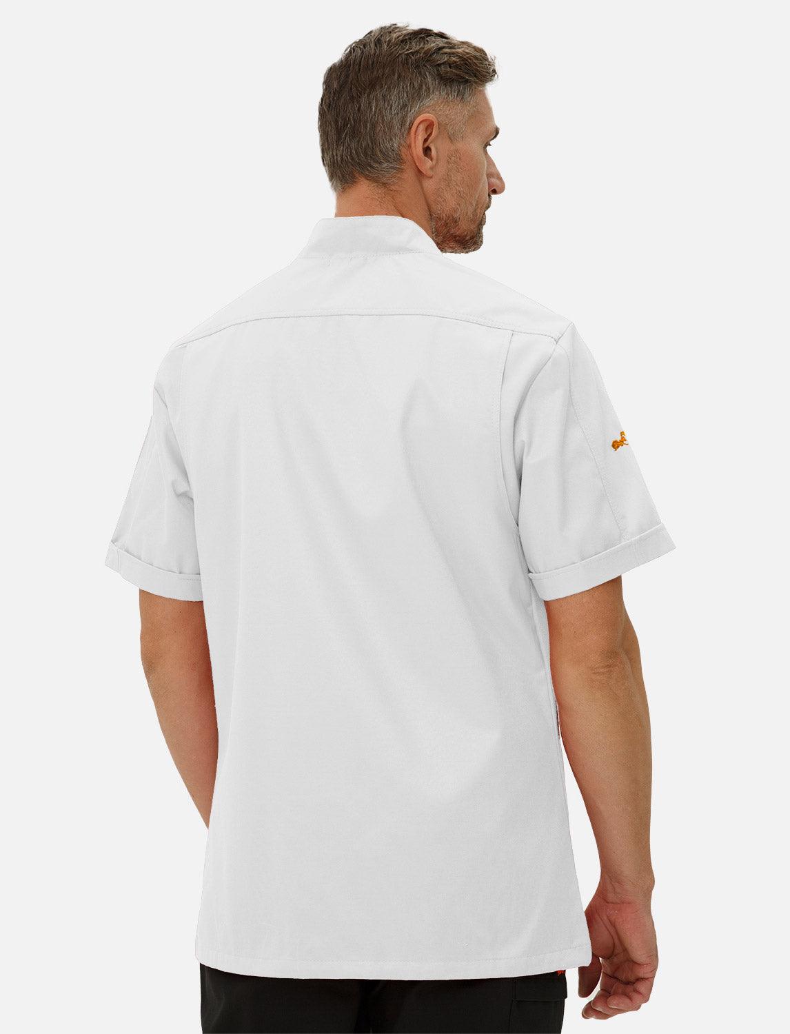 easyMove men's chef's jacket short sleeve incl. ball buttons Regular Fit