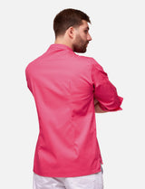 Veste de cuisine homme manches courtes avec fermeture zippée stretch Slim Fit