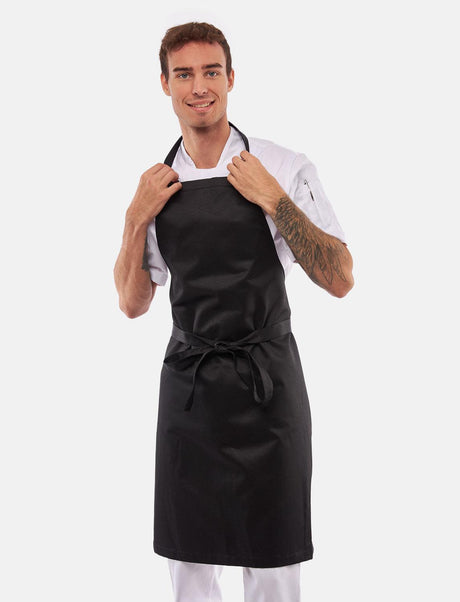 freeNeck bib apron water-repellent cooking apron unisex 105x70 cm