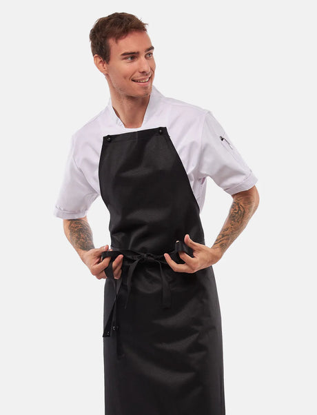 freeNeck bib apron water-repellent cooking apron unisex 105x70 cm