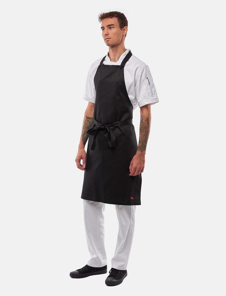 freeNeck bib apron water-repellent cooking apron unisex 105x70 cm