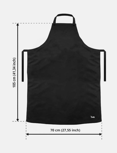 freeNeck bib apron water-repellent cooking apron unisex 105x70 cm