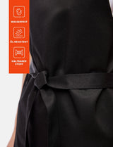 freeNeck bib apron water-repellent cooking apron unisex 105x70 cm