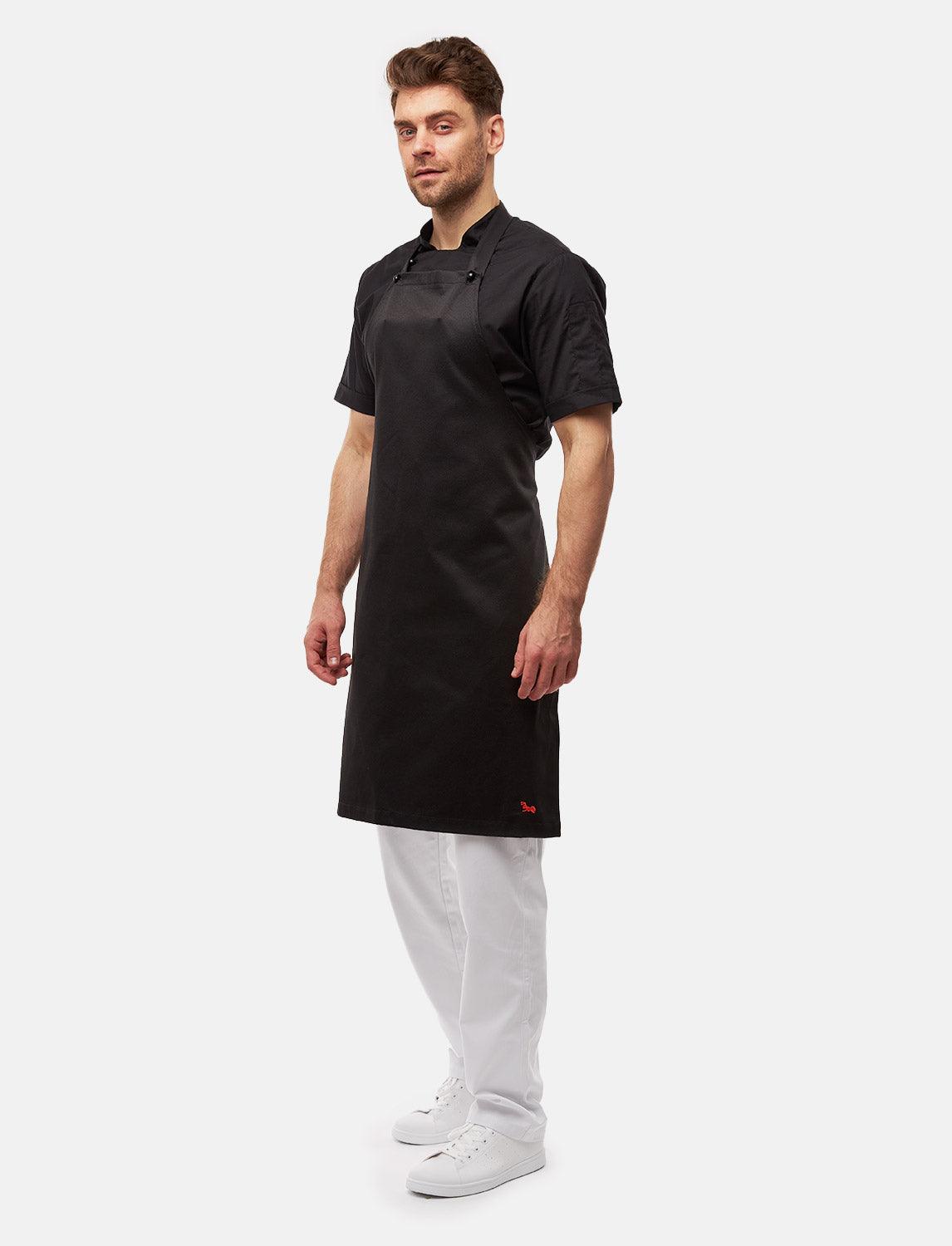 freeNeck bib apron water-repellent cooking apron unisex 105x70 cm