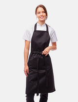 freeNeck bib apron water-repellent cooking apron unisex 105x70 cm