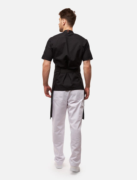 freeNeck bib apron with pockets, water-repellent, unisex cooking apron 105×70 cm