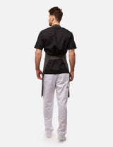 freeNeck bib apron with pockets, water-repellent, unisex cooking apron 105×70 cm